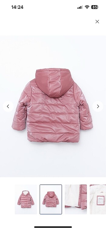 Kız bebek mont - Görsel 2