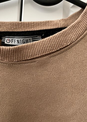 VOGUE Baskılı Kahverengi Sweatshirt - Görsel 2