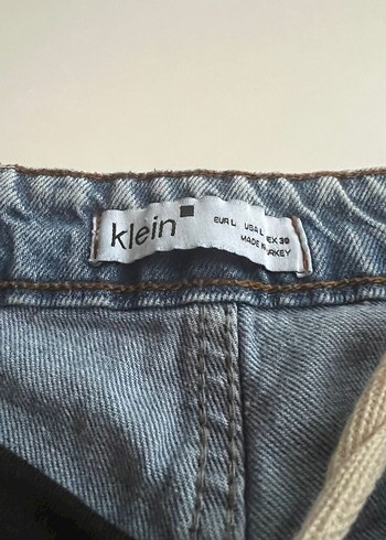 Kadın Siyah Gri Bel Bantlı Boyfriend Pantolon - Görsel 4