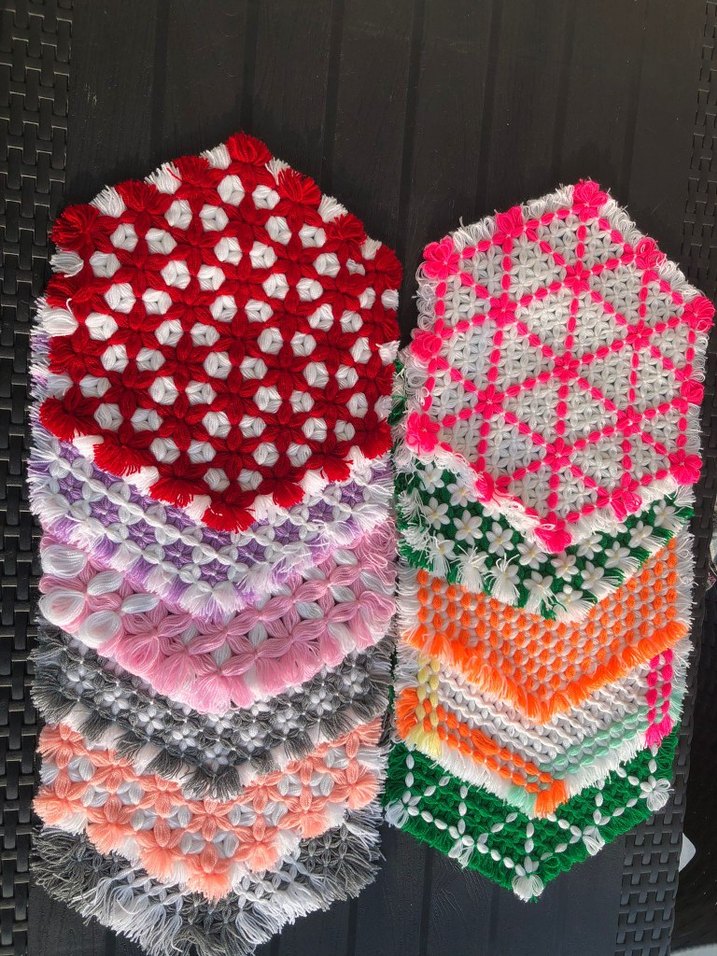 Çok Renkli Altıgen Banyo Lifleri - Görsel 2