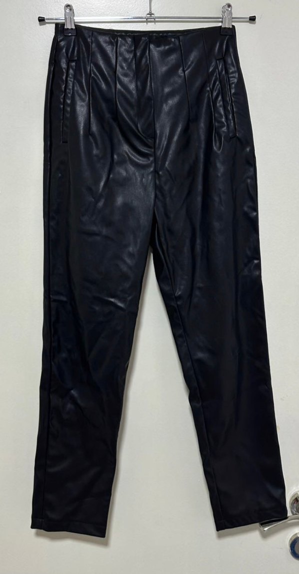 Defacto Deri Kadın pantolon - Görsel 3