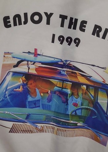 Koton Renkli Baskılı Kadın Sweatshirt - Görsel 4