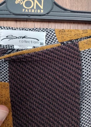American Eagle Düğmeli Desenli Uzun Bohem Etek