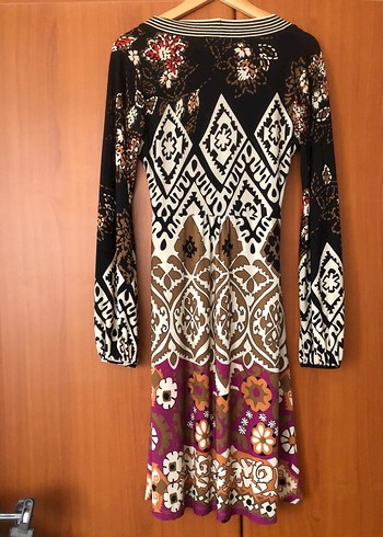 Koton etnik desenli elbise - Görsel 9