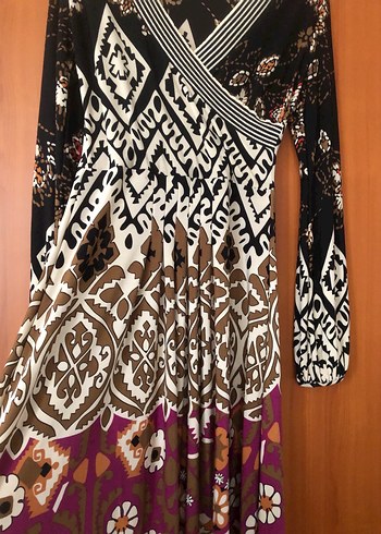 Koton etnik desenli elbise - Görsel 7