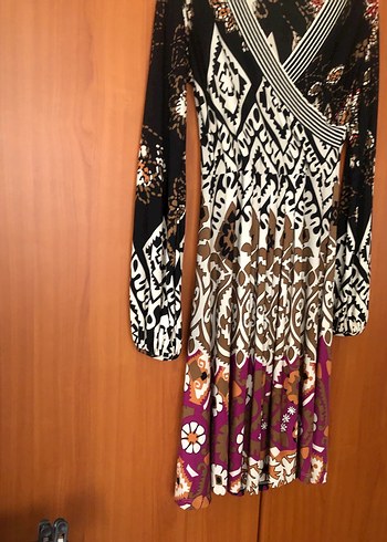 Koton etnik desenli elbise - Görsel 5