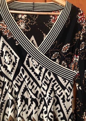 Koton etnik desenli elbise - Görsel 6
