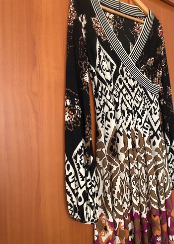 Koton etnik desenli elbise - Görsel 8