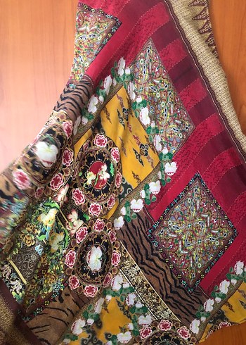 BATİK Çok Renkli Bohem Kadın etek - Görsel 5