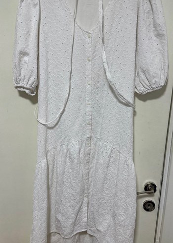 Lcw fisto V Yakalı Uzun Elbise - Görsel 2