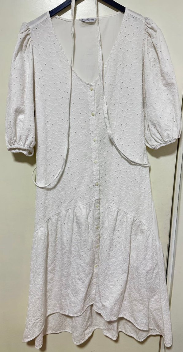 Lcw fisto V Yakalı Uzun Elbise - Görsel 4