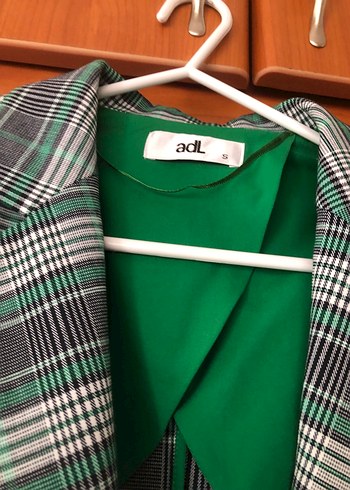 ADL Yeşil Gri Kadın Blazer Ceket - Görsel 4