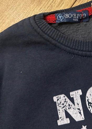 Erkek Çocuk Siyah Baskılı Sweatshirt - Görsel 5