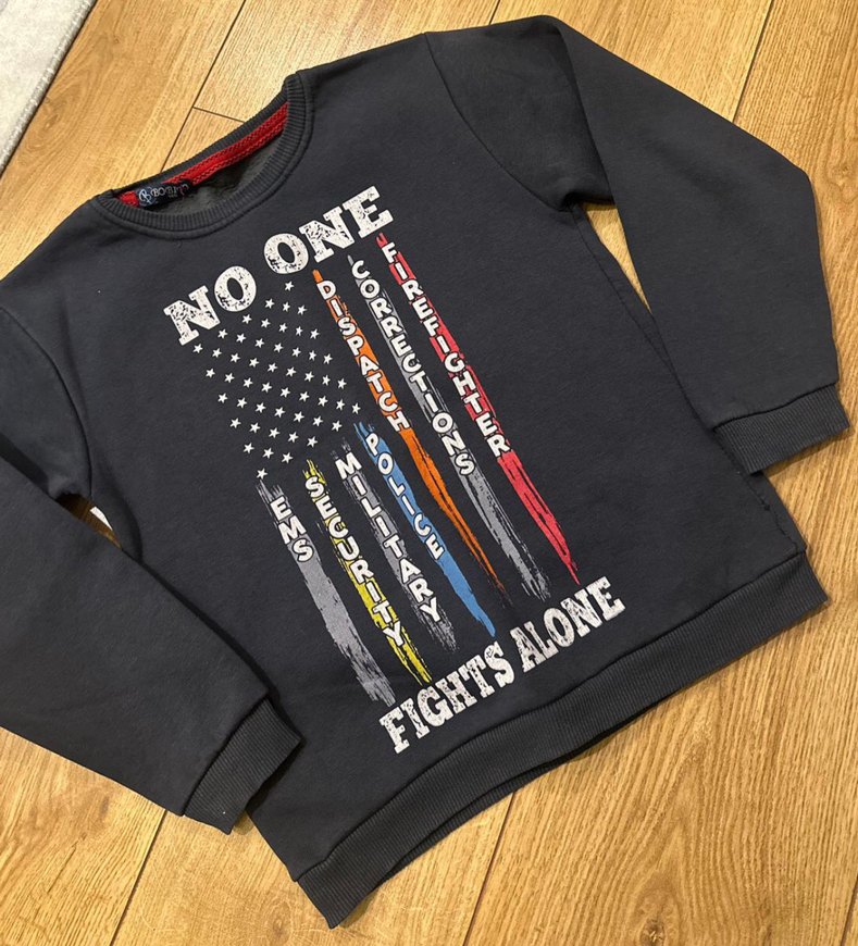 Erkek Çocuk Siyah Baskılı Sweatshirt - Görsel 3