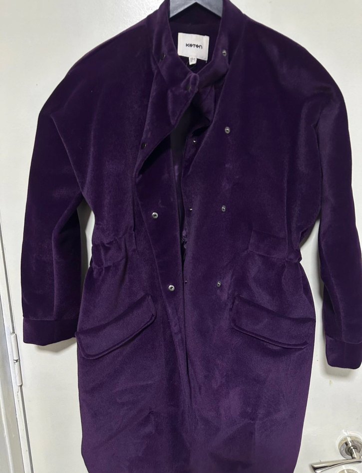 Koton Mor  Uzun  Kaban - Görsel 2