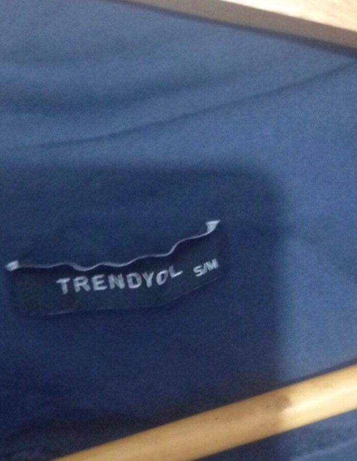 Trendyol incili Denim Kadın trençkot - Görsel 4