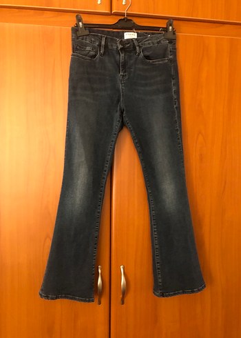 Frau Made in italy Frame Antrasit Denim Bootcut Jean