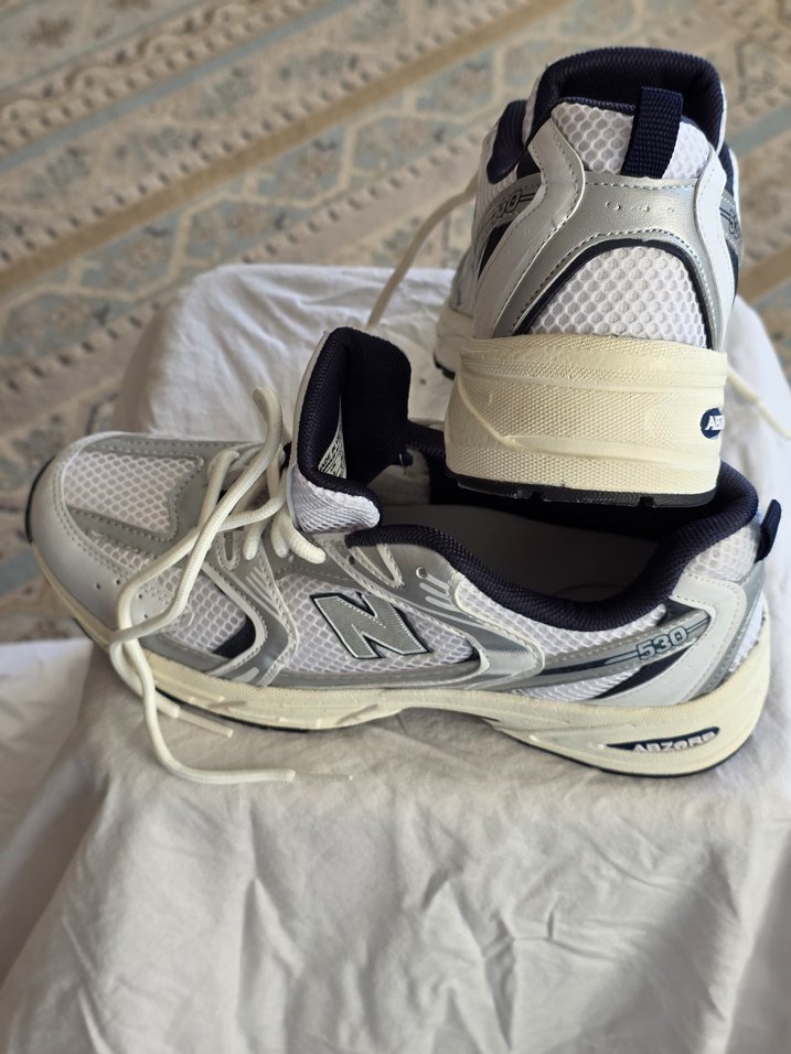 Beyaz Bağcıklı Kadın Spor Ayakkabı - Görsel 3