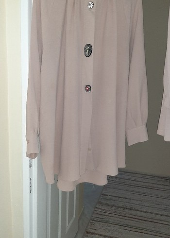 Bej Düğmeli Kadın  ikili takim. - Görsel 8