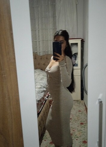 36 Beden Uzun elbise