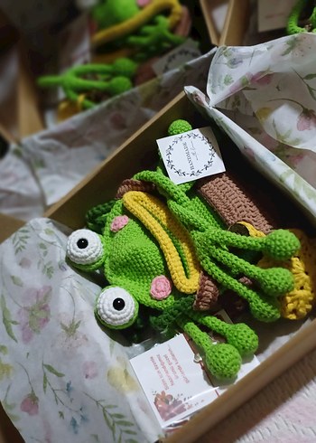 kurbağa çanta - Görsel 3