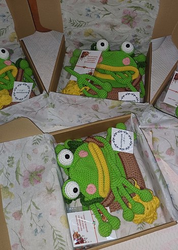 kurbağa çanta - Görsel 2