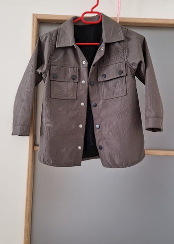 Düğmeli Erkek Çocuk Keten Ceket - Görsel 3