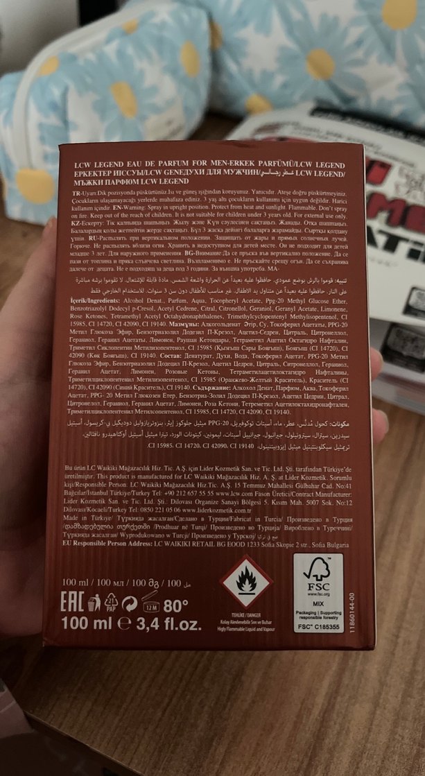 LCW Legend Erkek Parfümü 100 ml sıfır ürün - Görsel 3