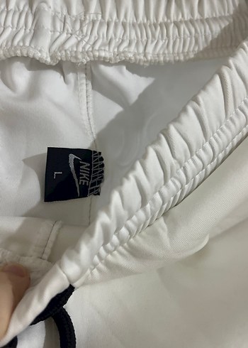 Erkek Beyaz Spor Fermuarlı Sweatpant - Görsel 2