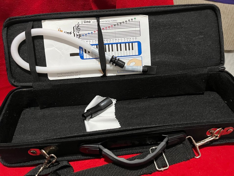 Çantalı melodika sıfır ürün tam ekipman - Görsel 2