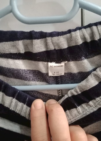 Çizgili Gri erkek Çocuk Eşofman Altı - Görsel 2