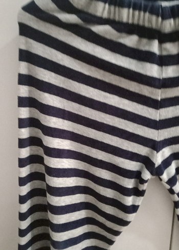 Çizgili Gri erkek Çocuk Eşofman Altı - Görsel 3