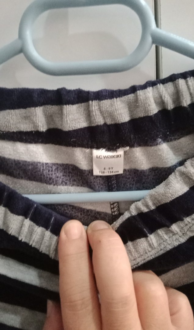 Çizgili Gri erkek Çocuk Eşofman Altı - Görsel 2