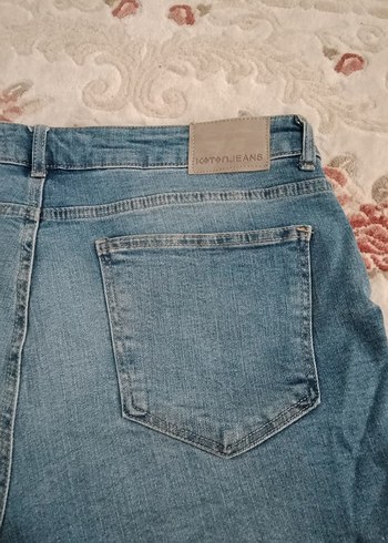 erkek. Mavi Denim Mini Şort - Görsel 6
