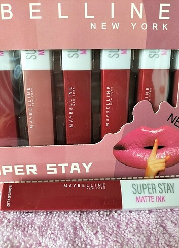 Maybelline super stay matte ınk ruj 7