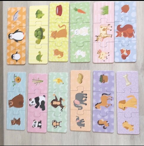 Beden Eğitici Puzzle - Sevimli Hayvanlar