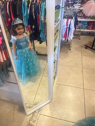 4 Yaş Beden Elsa kıyafeti