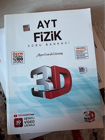 Ayt fizik soru bankası 3D yayınları