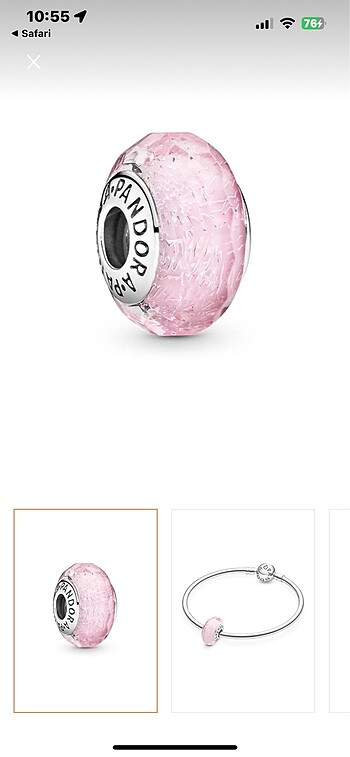 pandora pembe murano