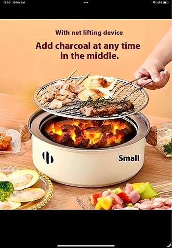 Barbekü tencere smal