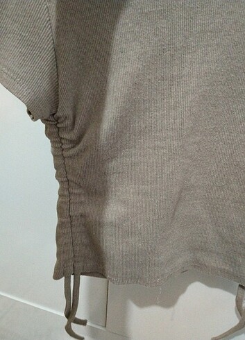 Addax Krem kahve crop - Görsel 3