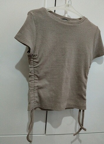 Addax Krem kahve crop - Görsel 7