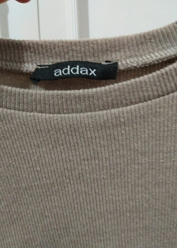 Addax Krem kahve crop - Görsel 2