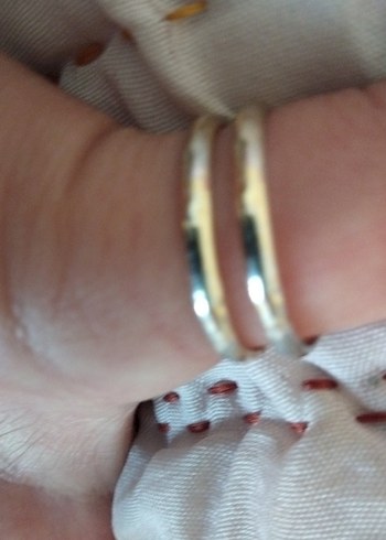 Altın Renkli Minimalist Kadın Yüzük - Görsel 5