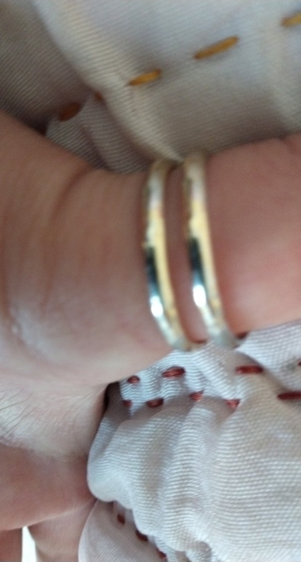 Altın Renkli Minimalist Kadın Yüzük - Görsel 5