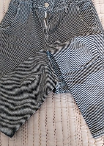 Gri Düğmeli Kadın Kot Pantolon - Görsel 5