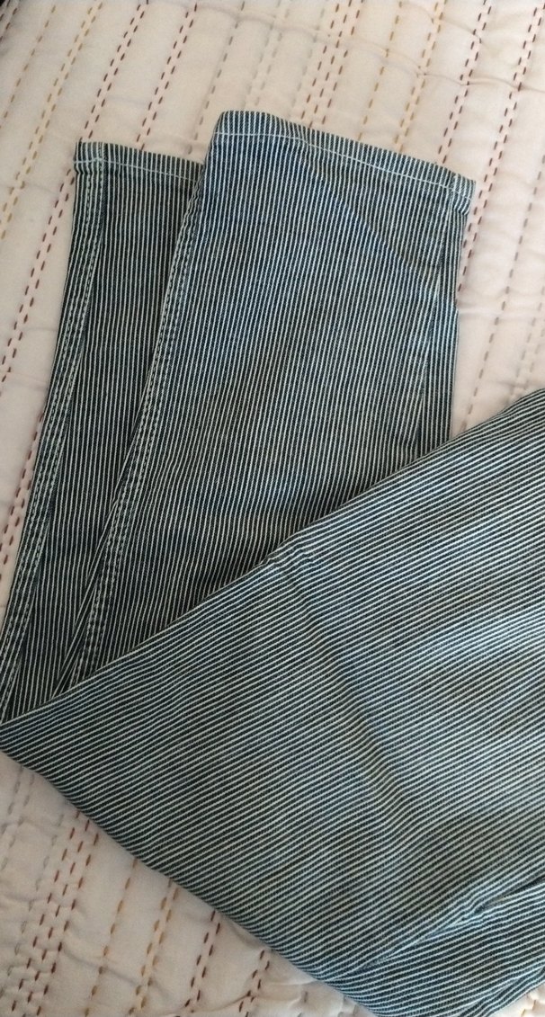 Gri Düğmeli Kadın Kot Pantolon - Görsel 3