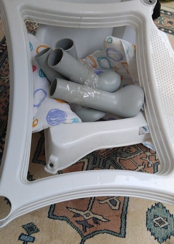 Renkli Desenli Bebek Mama Sandalyesi Tepsisi - Görsel 17