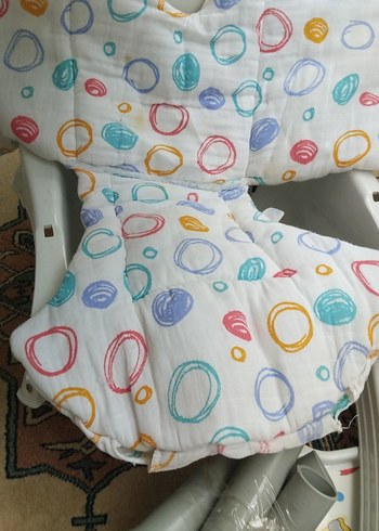 Renkli Desenli Bebek Mama Sandalyesi Tepsisi - Görsel 9