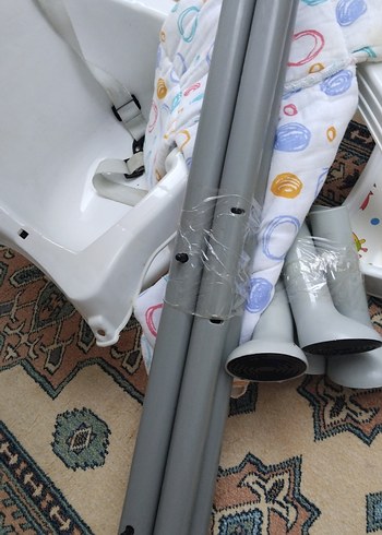 Renkli Desenli Bebek Mama Sandalyesi Tepsisi - Görsel 10